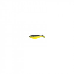 Twister rybka 10 cm 32-Yellow,Black